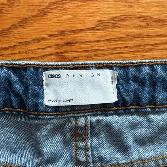 ASOS Shorter Length Denim Shorts with Heavy Rips - Picture 7 of 8